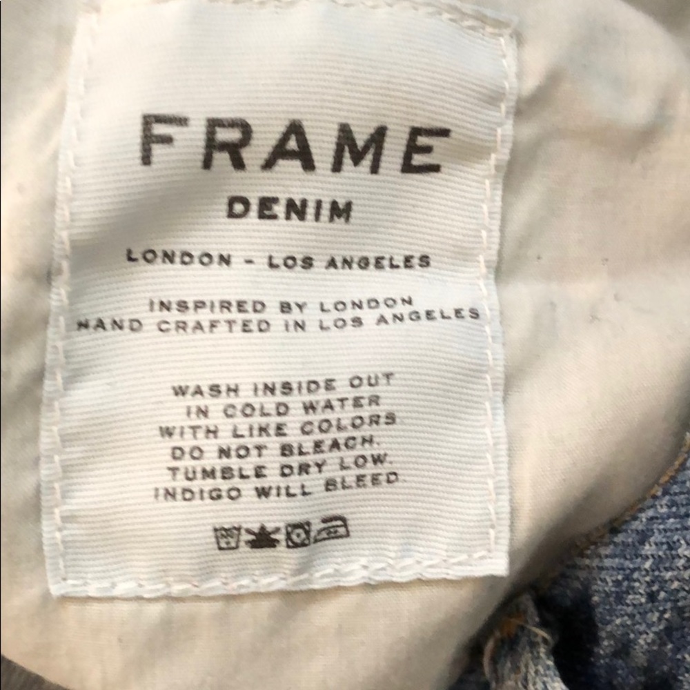 Frame denim le original button fly jeans 27 - Picture 5 of 5
